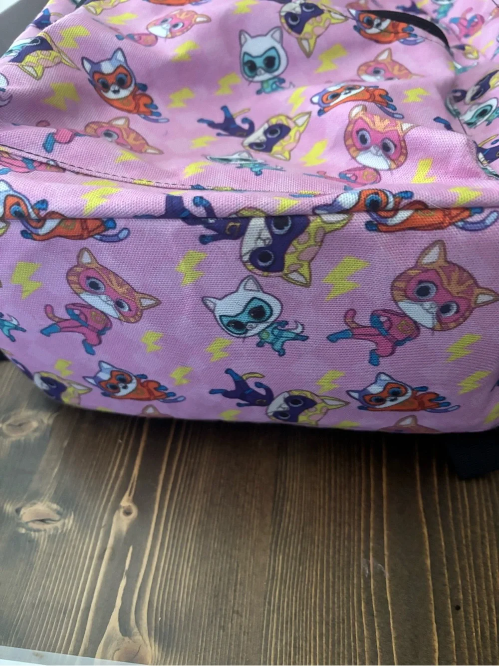 Childrens Super Kitties Backpack with Front Pocket